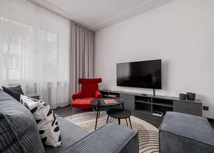 Stylish Ideal For Remote Work By Renters Apartment Kattowitz